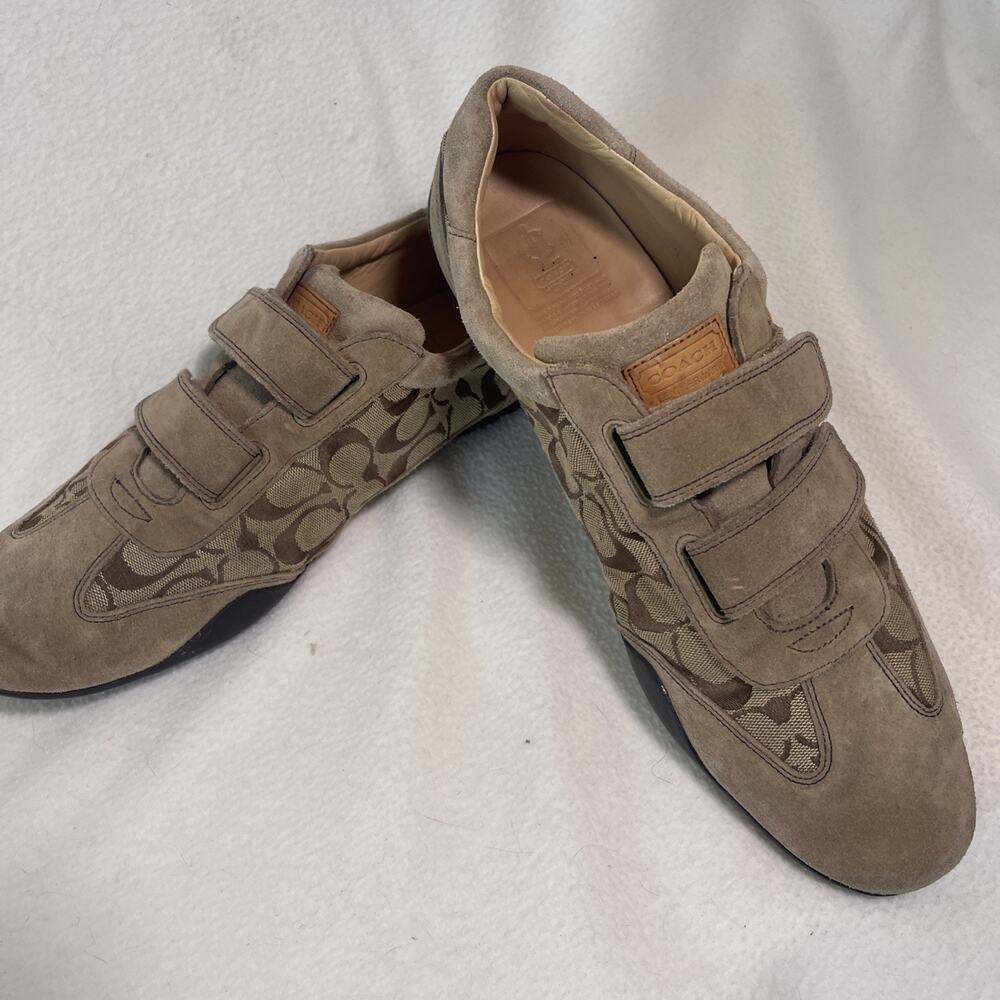 Men's Tan Coach Sneakers